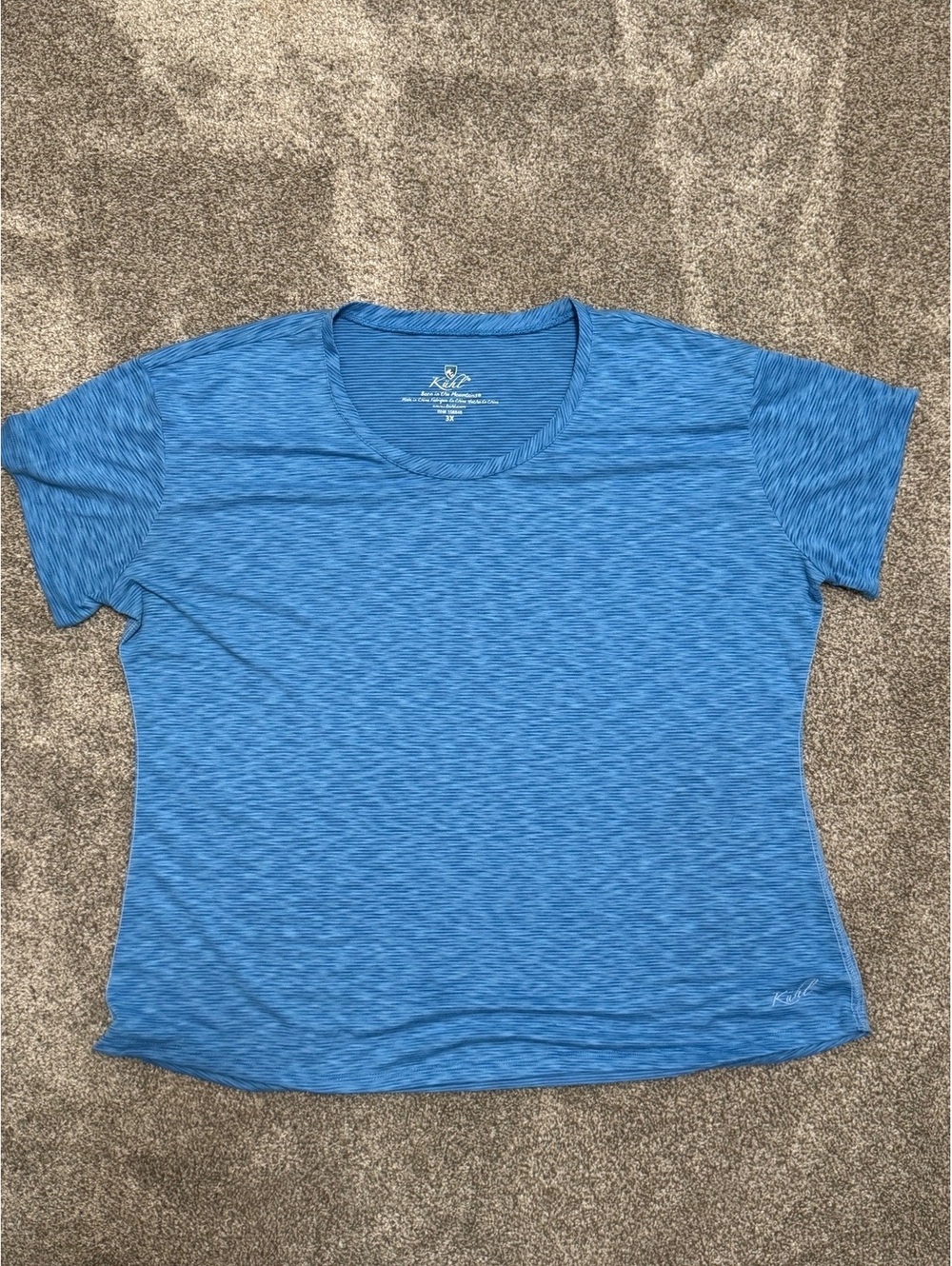 Kühl Women's Blue Short Sleeve T-Shirt Size 3X